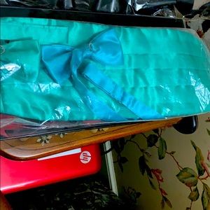 Bow tie and cummerbund